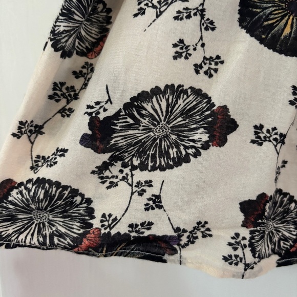 Ulla Johnson Erin Top Gardenia Floral Flutter Sleeve Size 4 Viscose Cotton Blend - Picture 7 of 16